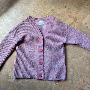 Cute pink knit cardigan